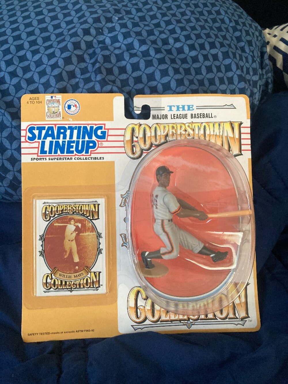 1994 Starting Lineup Cooperstown Collection Willie Mays New WITH CARD